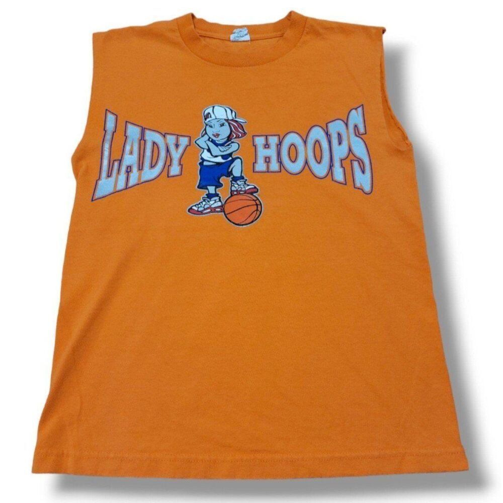 Lady Hoops Shirt Size Small By Alstyle Apparel & Activewear T-Shirt Graphic Tee